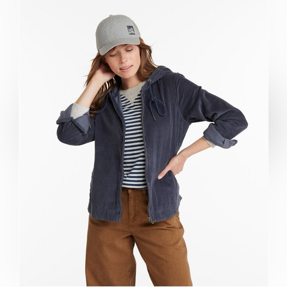 LL Bean Women's Comfort Corduroy “Shacket” Size L, NWOT